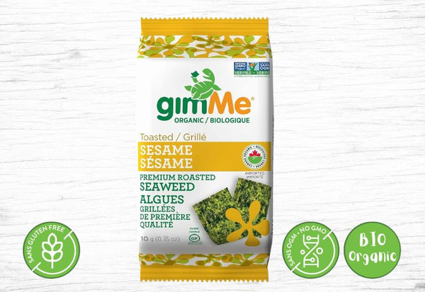 gimMe Biologique, Algues Grillées de première qualité