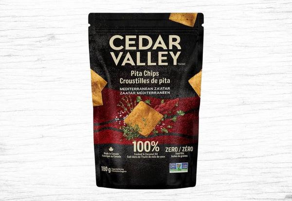 Cedar Valley, Croustilles de pita - Zaatar méditerranéen - Fermes Valens