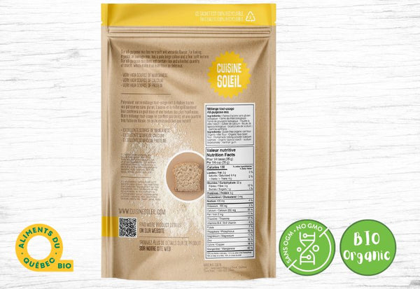 Cuisine soleil - Farine tout - usage mélange protéiné - Fermes Valens