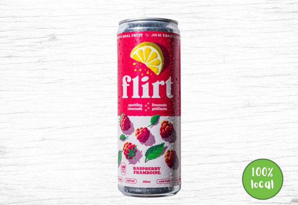 Flirt, Limonade pétillante framboise - Fermes Valens