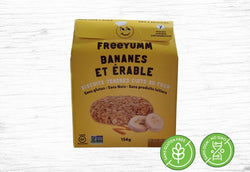 Freeyumm - Biscuit bananes et érable - sans gluten - Fermes Valens
