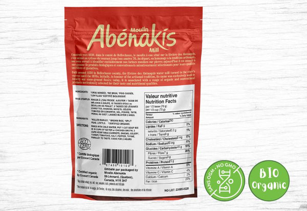 Abénakis, mélange à soupe biologique - Fermes Valens