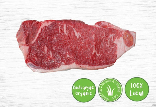 Bifteck Contre-filet Bio 100% Nourri À L'herbe - Fermes Valens