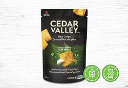 Cedar Valley, Croustilles de pita - ail et herbes - Fermes Valens