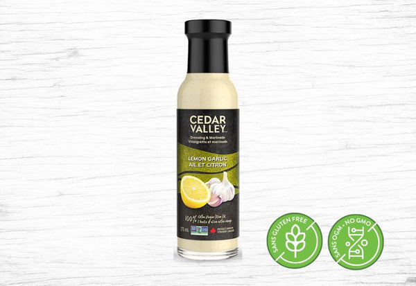 Cedar Valley, Vinaigrette ail et citron - Fermes Valens
