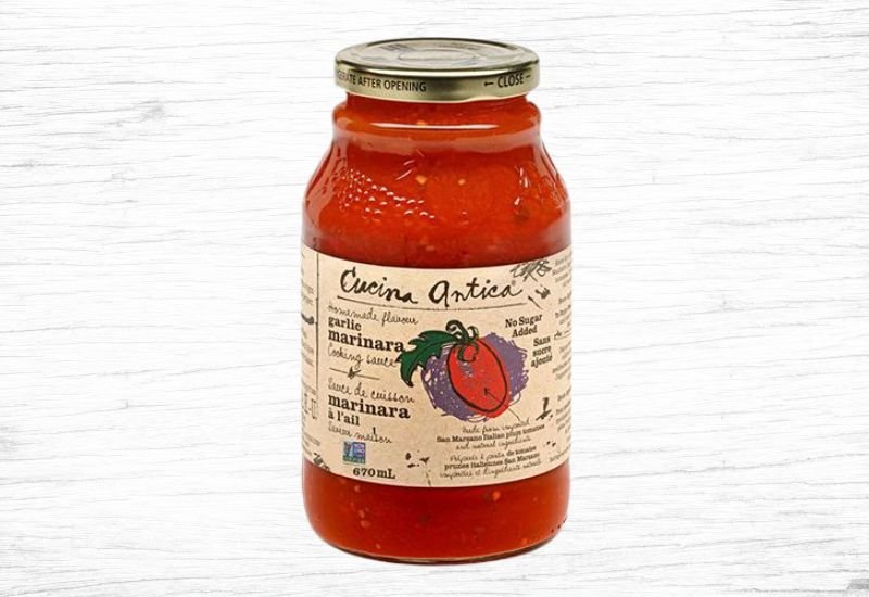 Cucina Antica, sauce pour pâtes marinara à l'ail Fermes Valens