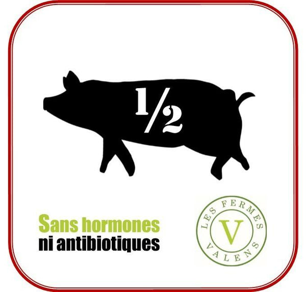 Demi porc, naturel - Fermes Valens