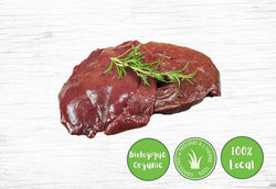 Foie de boeuf biologique 100% nourri à l'herbe - Fermes Valens