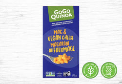 Gogo Quinoa, Macaroni au fauxmage (93% ingrédients bio) - Fermes Valens