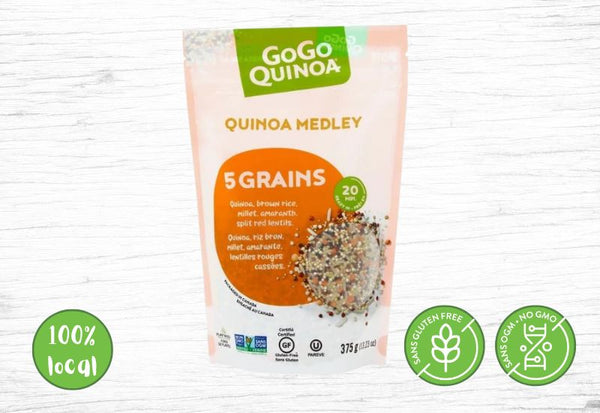 Gogo Quinoa, Mélange 5 grains entiers - Fermes Valens