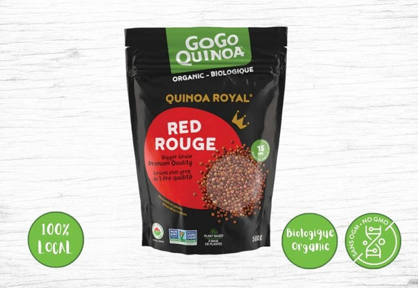 Gogo Quinoa, Quinoa Royal rouge Bio - Fermes Valens