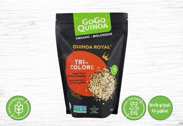 Gogo Quinoa, Quinoa Royal tricolore Bio - Fermes Valens