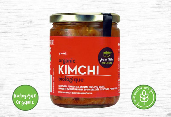 Green Table Ferments, Kimchi biologique - Fermes Valens