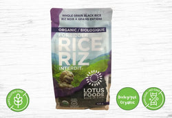 Lotus Foods, Organic whole grain black rice - Valens Farms
