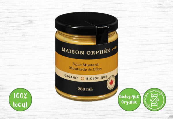 Maison Orphée, moutarde de Dijon biologique - Fermes Valens
