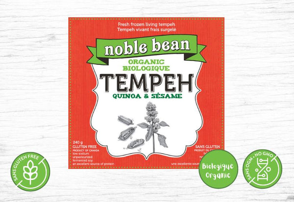 Noble Bean, Tempeh Quinoa et Sésame - Fermes Valens